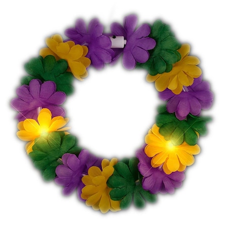 Endless Games Light Up Mardi Gras Lei Headband EN3332902